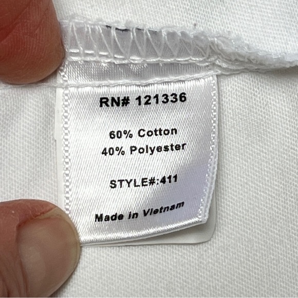 Koi⎮411 Lab Coat⎮Heavy Cotton-Rich Twill⎮White⎮M - Picture 11 of 12